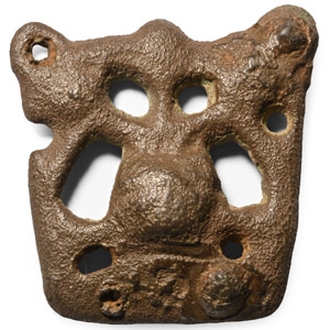 Anglo-Scandinavian Viking Bronze Stirrup Apex Mount