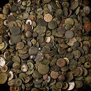 Post Medieval Bronze Button Group