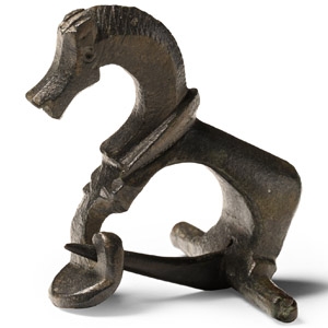 Roman Bronze Horse Crossbow Brooch