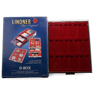 Two Lindner Velour Collector Trays