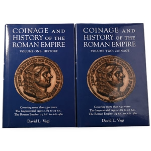 Coinage and History of the Roman Empire - Volumes I (signed) & II