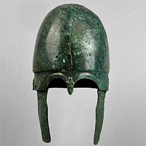 Greek Bronze Chalcidian-Type Helmet
