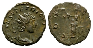 Tetricus II, as Caesar BI Antoninianus.