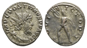 Postumus, Romano-Gallic Emperor BI Antoninianus.