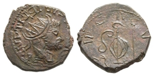 Tetricus I, Romano-Gallic Emperor BI Antoninianus.