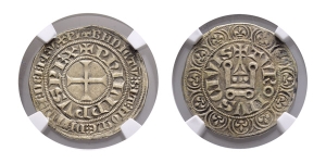 France, Kingdom. Philippe IV le Bel (the Fair) AR Gros Tournois.