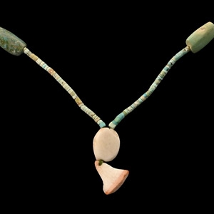 Bactrian Turquoise Bead Necklace