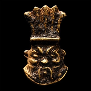 Egyptian Gold Bes Amulet