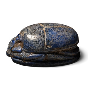 Egyptian Lapis Lazuli Scarab