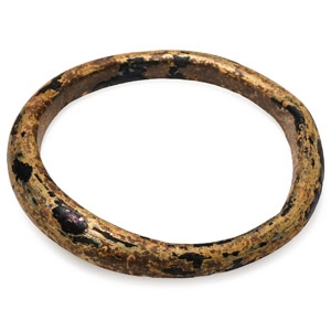 Roman Glass Bangle with Golden Iridescence