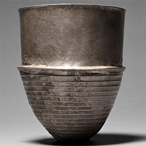 Roman or Gandharan Silver Carinated Cup
