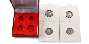 Great Britain. Saxe-Coburg-Gotha, Edward VII AR Maundy Money Set.