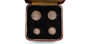 Great Britain. Hanover, Victoria AR Maundy Money Set.