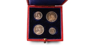 Great Britain. Hanover, Victoria AR Maundy Money Set.