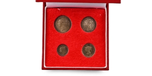 Great Britain. Hanover, Victoria AR Maundy Money Set.