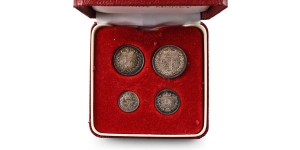 Great Britain. Hanover, Victoria AR Maundy Money Set.