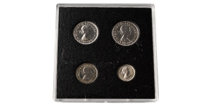 Great Britain. Windsor, Elizabeth II AR Maundy Money Set.
