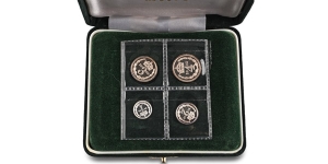 Cook Islands. Windsor, Elizabeth II AR Maundy Money Set.