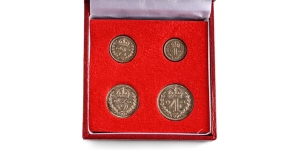 Great Britain. Windsor, George VI AR Maundy Money Set.