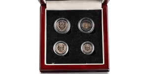 Great Britain. Windsor, George VI AR Coronation Maundy Money Set.