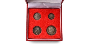 Great Britain. Hanover, George I AR Maundy Money Set.