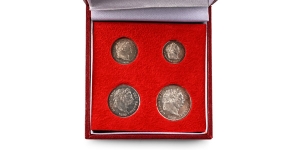 Great Britain. Hanover, George III AR Maundy Money Set.