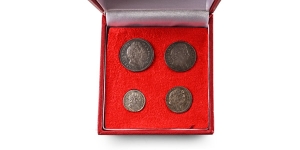 Great Britain. Stuart Restored, William and Mary AR Maundy Money Set.