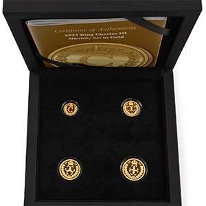 Ascension Island. Windsor, Charles III AV Maundy Money Set.