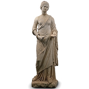 Roman Statue of the Goddess Hygeia with Later Restorations