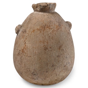 Western Asiatic Alabaster Vessel with Lug Handles