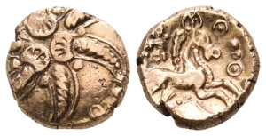 Celtic Britannia. Catuvellauni and Trinovantes, Addedomaros AV Stater.