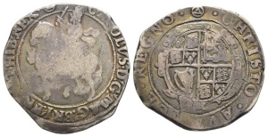 England. Stuart, Charles I AR Halfcrown.