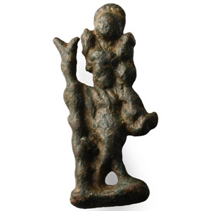 Medieval Bronze Saint Christopher Pilgrims Badge