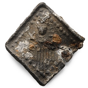 Medieval Pewter Pilgrims Badge with Henry VI