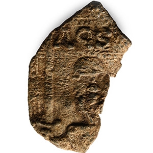 Medieval Lead Pilgrims Badge with Saint Paul