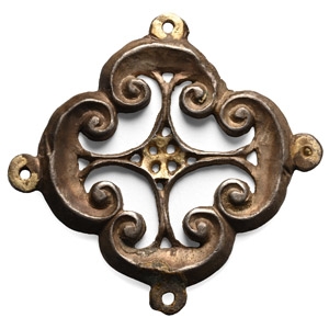 Medieval Silver-Gilt Mount