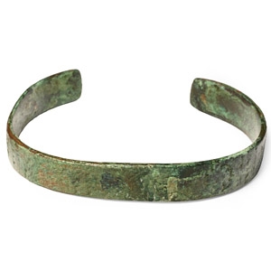 Viking Age Decorated Bronze Bracelet