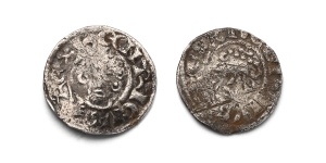 Group of Two [2] English Medieval AR Short Cross Pennies.