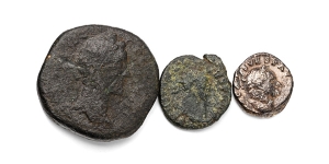 Group of Three [3] Roman Imperial Coins.