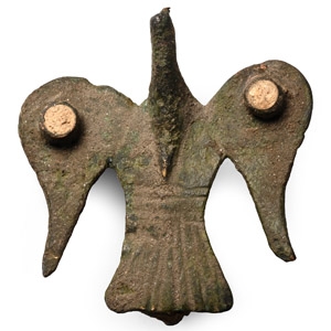 Roman Bronze Bird Brooch