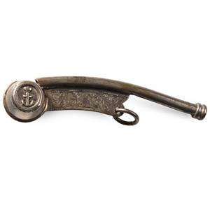 Victorian Silver Bosuns Whistle