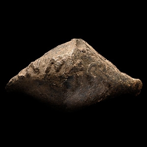 Roman Lead Cnaeus Pompey Battle of Munda Slingshot