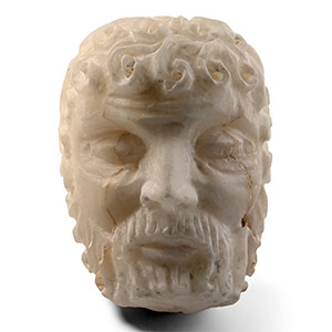 Marble Head of a Bearded Man