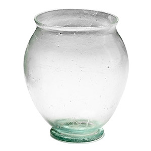 Roman Pale Green Glass Jar