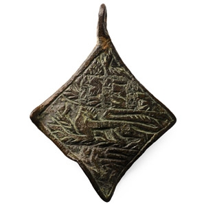 Medieval Knights Bronze Heraldic Horse Harness Pendant