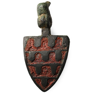 Medieval Knights Bronze Heraldic Horse Harness Pendant