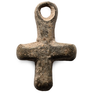 Medieval Lead Cross Pendant