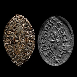 Medieval Lead Seal Matrix for Peter of Scuppeholm