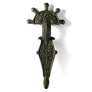 Large Visigothic Bronze Radiate Brooch