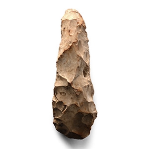 Stone Age Flaked Flint Handaxe